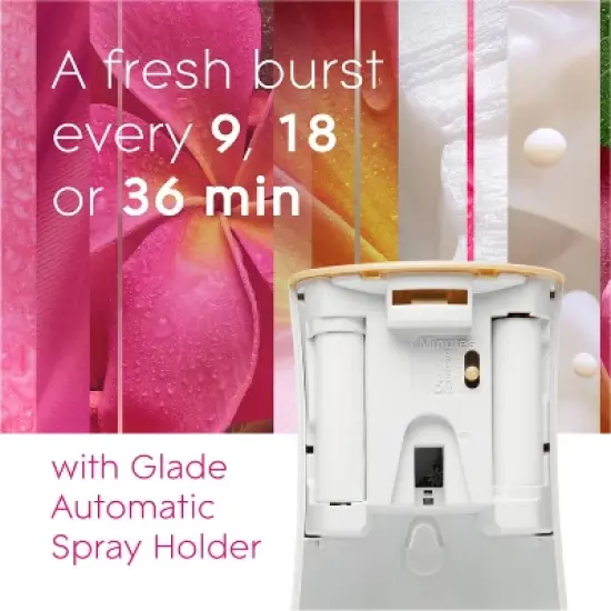 Glade Automatic Spray Air Freshener - Exotic Tropical Blossoms - 6.2oz/2pk image {5}