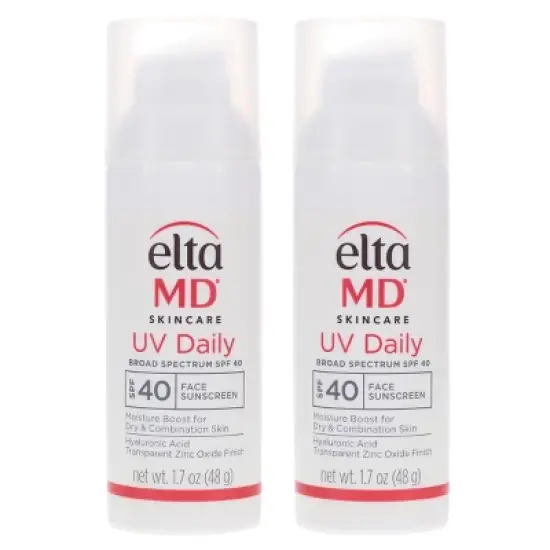 EltaMD UV Daily Broad Spectrum SPF 40 Face Sunscreen 1.7 oz 2 Pack image {2}
