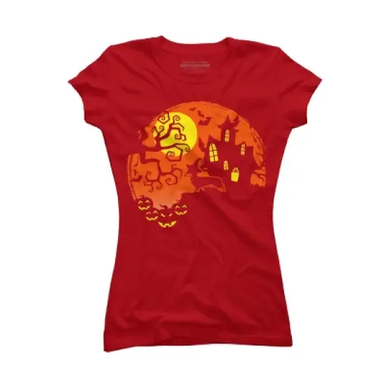 Junior's Design By Humans Funny Dachshund Dog Lovers Gifts Halloween Party Costume Gift By lukesstore T-Shirt image {6}