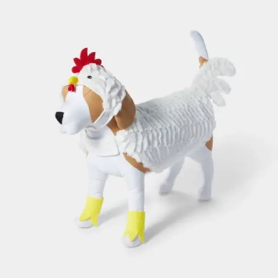 Halloween Full Body White Chicken Cat and Dog Costume - Hyde & EEK! Boutique&trade; image {5}