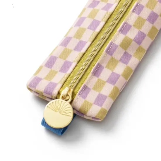 PAPIER Elastic fabric Pencil pouch 7.9"x2" Checkered image {2}