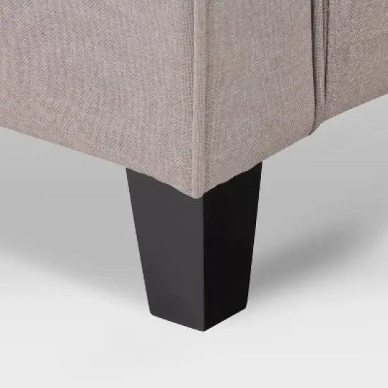 2pc Georgia Fabric Loveseat and Accent Chair Set Taupe - CorLiving image {5}