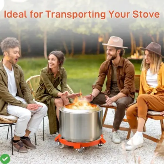 55 Gallon Drum Dolly Heavy Duty 1000LBS Load Capacity Drum Cart Non Tipping Hand Truck w/ 4/5 Swivel Casters Wheel image {2}