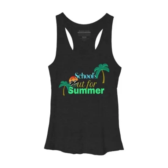 Women's Design By Humans School's out for Summer By Lamondcreations Racerback Tank Top image {2}