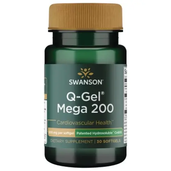 Swanson Q-Gel Mega 200 200 mg 30 Softgels image {6}