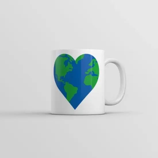 Crazy Dog Earth Heart Mug Funny Awesome Earth Day Graphic Coffee Cup-11oz image {7}
