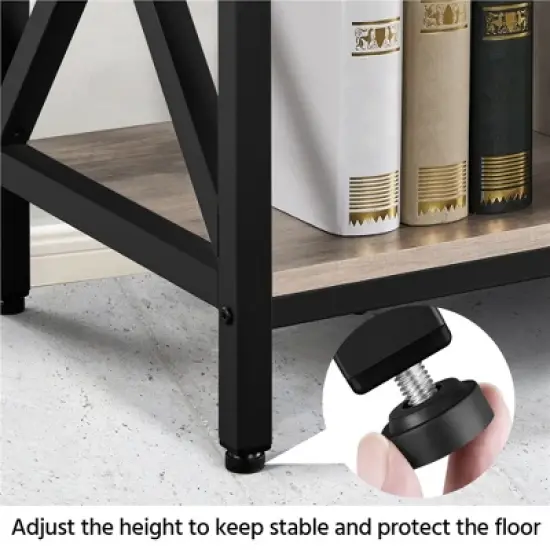 Yaheetech Industrial TV Stand TV Console with Storage image {6}