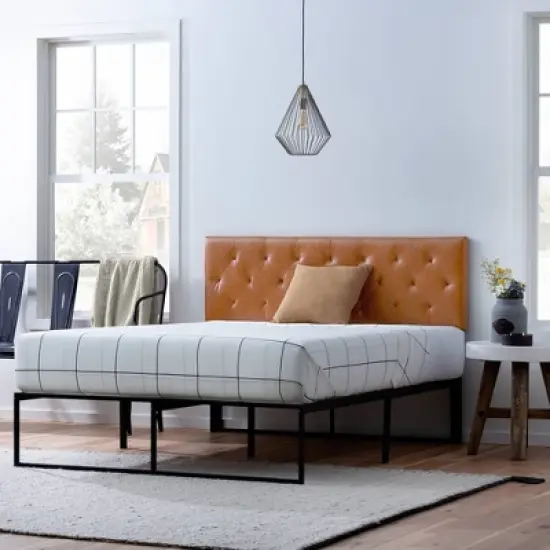 Avery Adjustable Faux Leather Headboard - Brookside Home image {11}