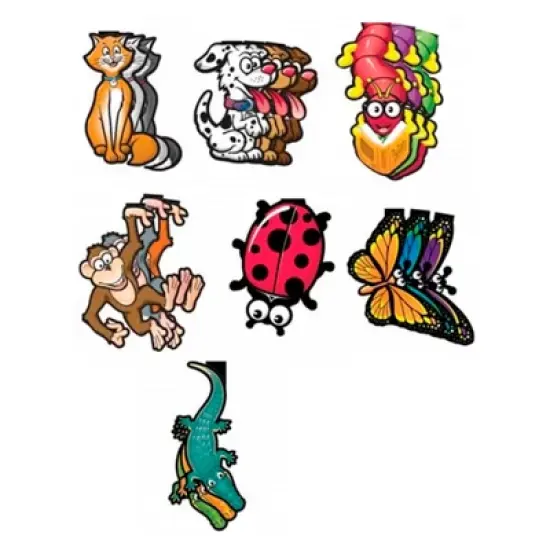 Fun-N-Nuf Fun Assortment Clip-Over-The-Page Bookmark, Plastic, Pack of 36 image {7}