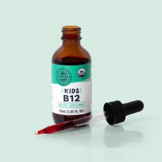 Vimergy Kids USDA Organic Liquid B12&ndash; 55 ml | Ages 1-18 | image {2}