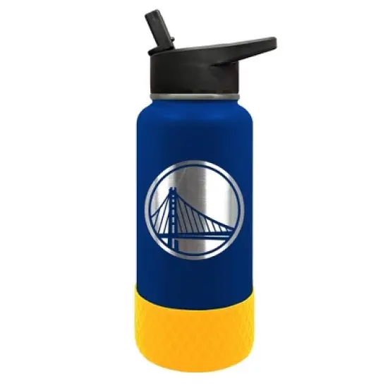 NBA Golden State Warriors 32oz Thirst Hydration Water Bottle image {3}