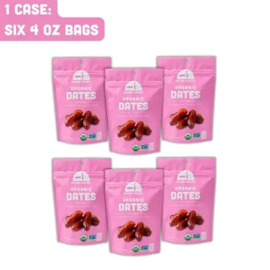Mavuno Harvest Organic Pitted Dates Snacks, a Vegan & Gluten Free Healthy Snack with No Preservatives or Added Sugars image {6}