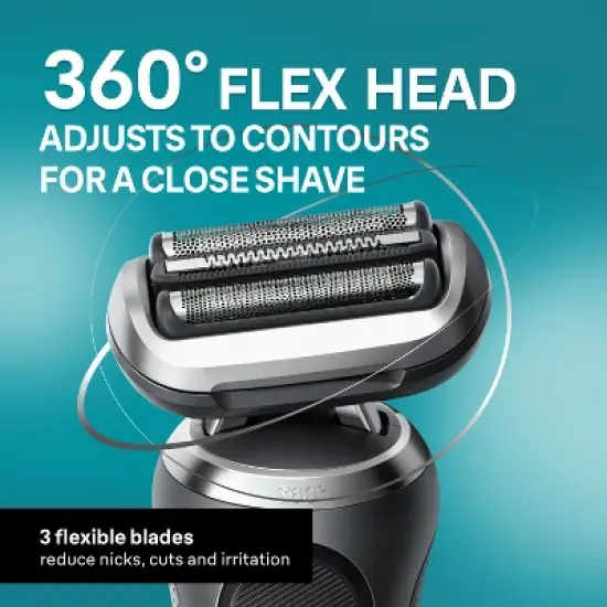 Braun Series 7-7171cc Rechargeable Wet & Dry Shaver + Smart Care Center image {2}