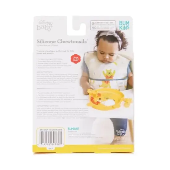 Bumkins Disney Silicone Chewtensils - Winnie the Pooh image {1}