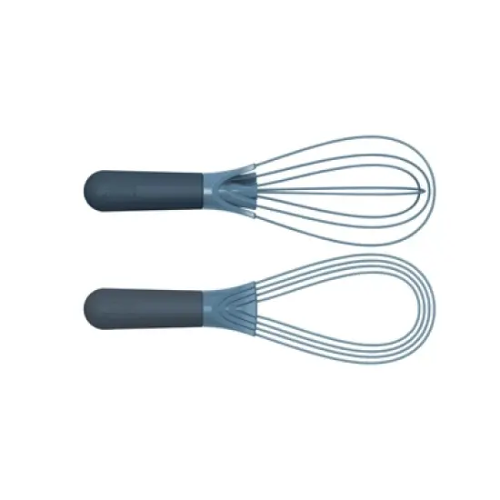 Joseph Joseph Twist Whisk Sky Blue: Silicone Collapsible Kitchen Tool, Dishwasher-Safe, 11.02" Length image {3}
