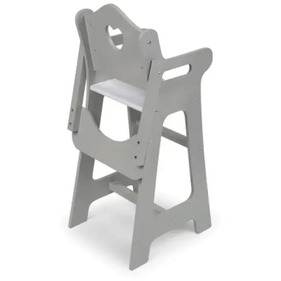 Badger Basket Doll High Chair - Executive Gray image {2}