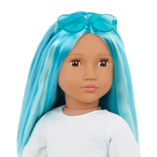 Our Generation Capri 18" Fashion Doll with Bubblegum Blue Hair image {2}