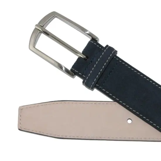 CrookhornDavis Men's Monza Suede Belt with Contrast Stitch image {3}