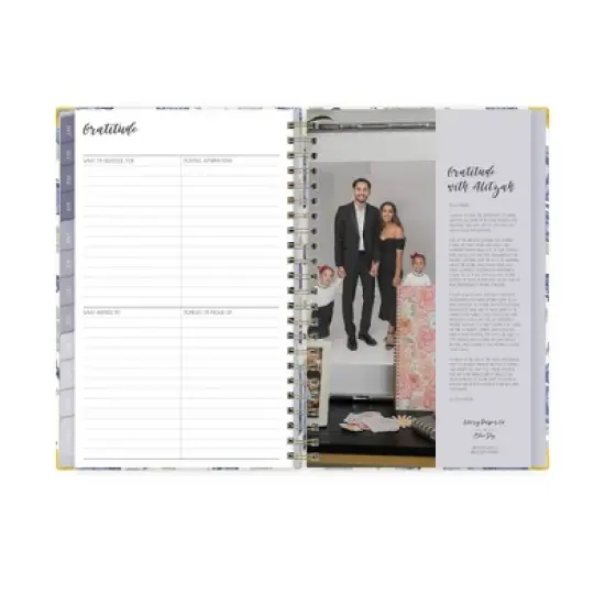 Ivory Paper Co 2024 Planner 8"x5" Weekly/Monthly Wirebound Mariposas image {10}