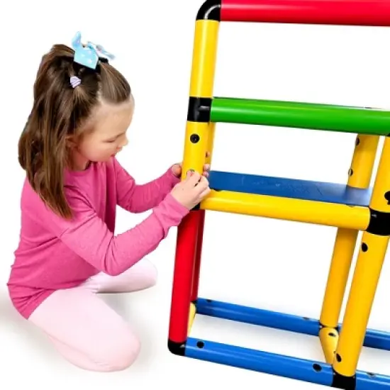 Funphix Doll Set 279 Pcs Building Toy with 2 Dolls Buildable Doll Furniture & Stroller image {4}