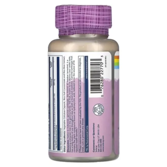 SOLARAY Guaranteed Potency Garcinia Cambogia Fruit Extract, Veg Cap (Btl-Plastic) 500mg | 60ct image {2}