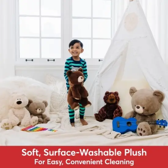 GUND Finley Teddy Bear, Premium Stuffed Animal for Ages 1 and Up, Chocolate Brown, 13&rdquo; image {3}