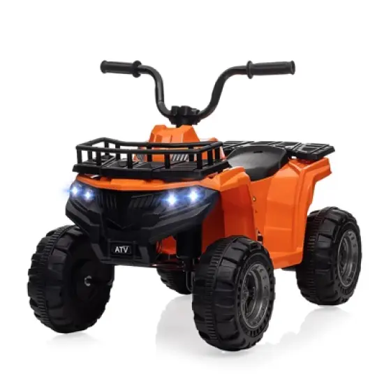 Kids Electric Ride On Car, 12V ATV Battery Powered Toy for Toddlers with LED Lights, Music, High/Low Speed, Battery Powered Quad Toy Vehicle image {9}