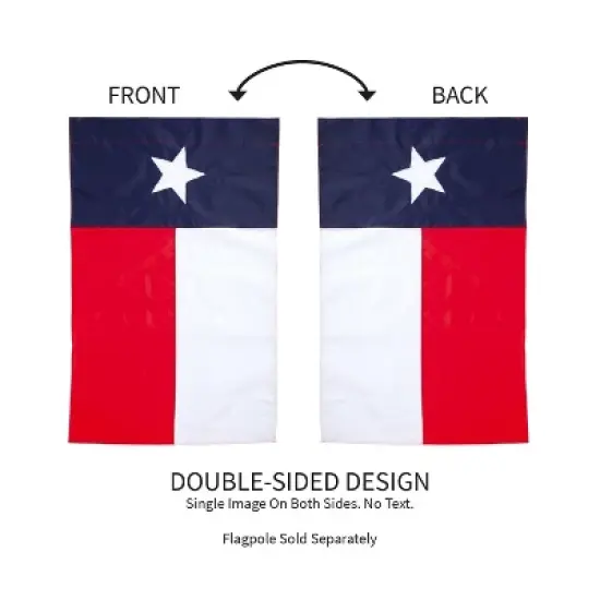 Evergreen Flag Texas State Flag Garden Applique Flag image {4}