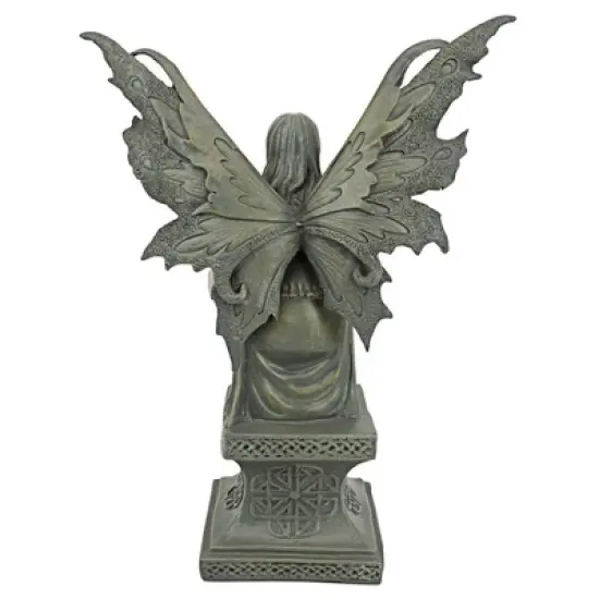 Design Toscano Celtic Inspired Fairy's Perilous Perch Garden Statue: Medium image {4}