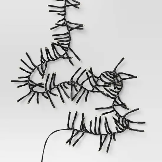 448ct LED Christmas Mini String Lights Garland Warm White Black Wire - Wondershop&trade; image {4}