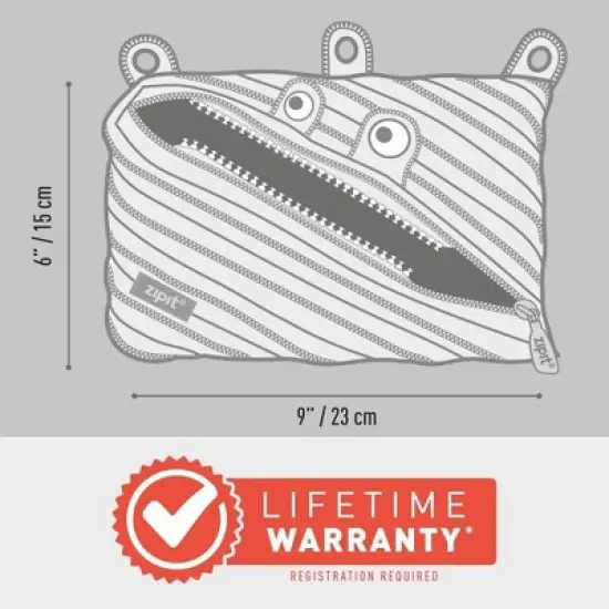 ZIPIT Monster 3-Ring Binder Pencil Case, Pencil Pouch for Kids image {6}