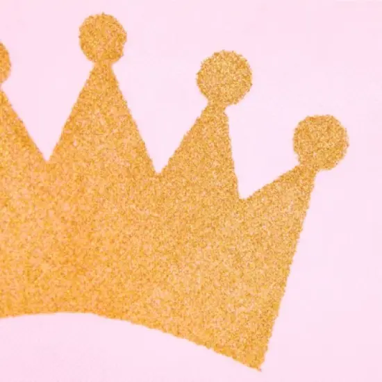 Blue Panda 24 Pack Princess-Themed Party Favor Bags for Birthday Celebrations, Pink Gift Totes for Baby Shower, Wedding, Bachelorette, 6.5 x 7 x 2 In image {7}