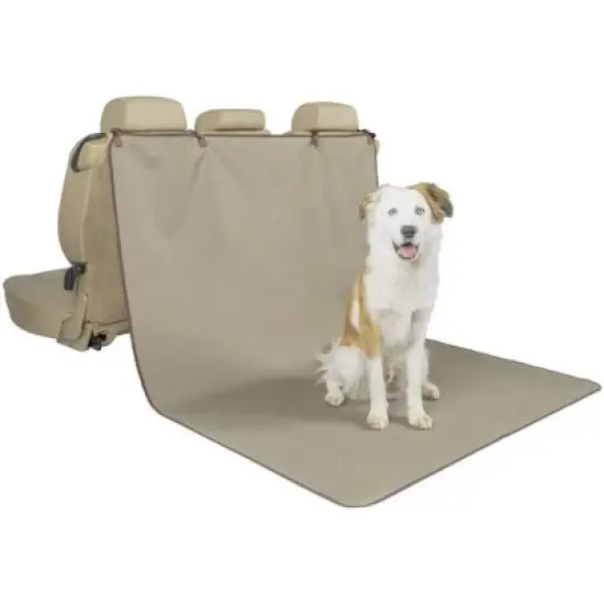 PetSafe Happy Ride Waterproof & Machine Washable Cargo Liner for Pets, Fits Most Vehicles, Tan (70"L x 50"W) image {5}