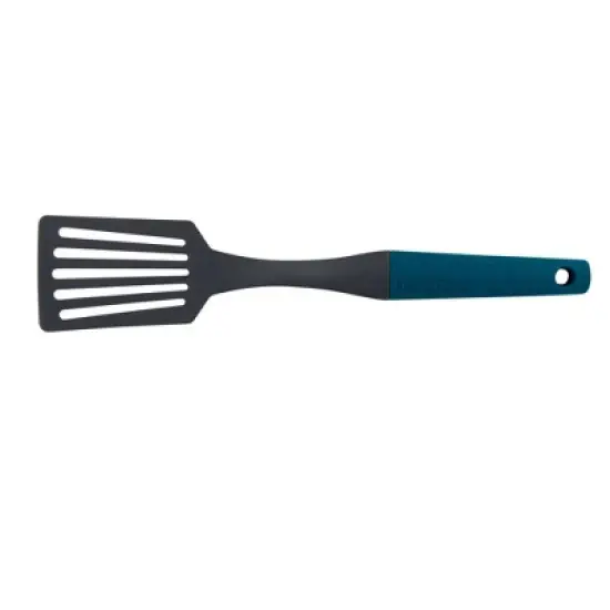 Taste of Home 4pc Nylon Tools Sea Green/Ash Gray: Kitchen Utensil Set, Slotted Spoon & Turner, Dishwasher-Safe image {2}