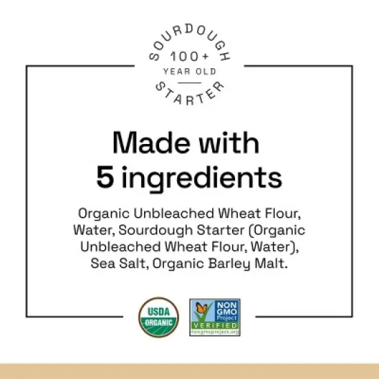 The Essential Baking Company Take & Bake Organic Sourdough Bread - 16oz image {4}