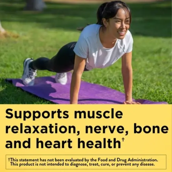 Nature Made Magnesium Oxide 250mg  Muscle, Nerve, Bone & Heart Support Supplement Tablets - 200ct image {4}