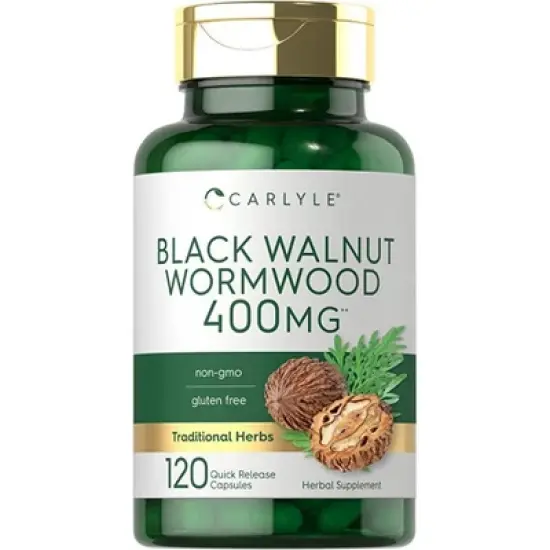 Carlyle Black Walnut Wormwood 400mg | 120 Capsules image {7}