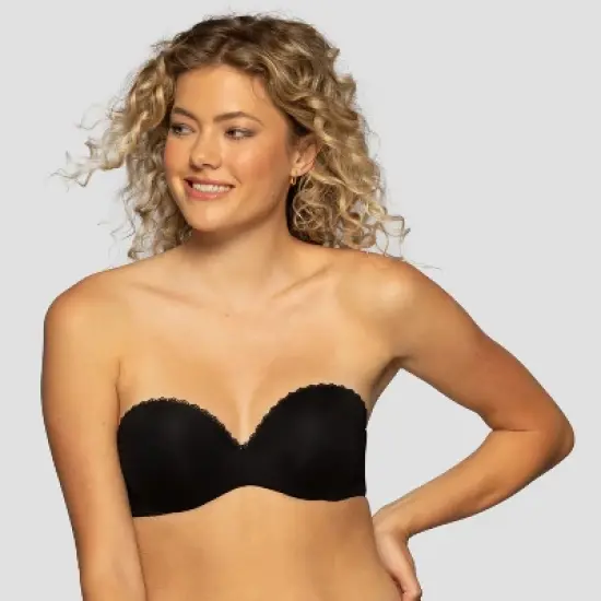 Vanity Fair Womens Gel Touch Strapless Push Up Bra 2111121 image {3}
