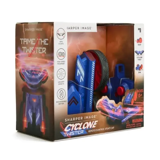 Sharper Image RC Cyclone Twister Stunt Car: Remote Control Vehicle, Plastic, Battery Powered image {5}
