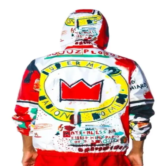 Members Only Men's Basquiat Windbreaker Jacket - Multi image {2}