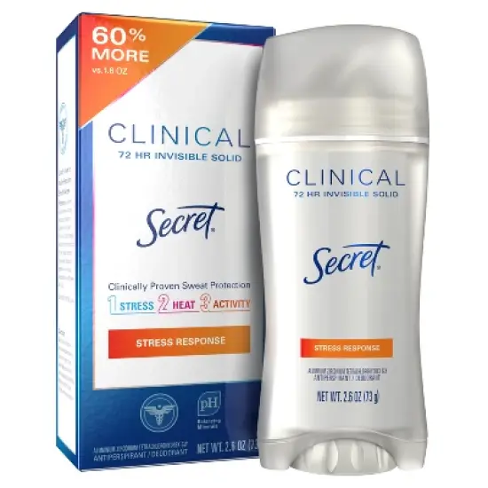 Secret Clinical Strength Invisible Solid Antiperspirant & Deodorant for Women - 2.6oz image {11}