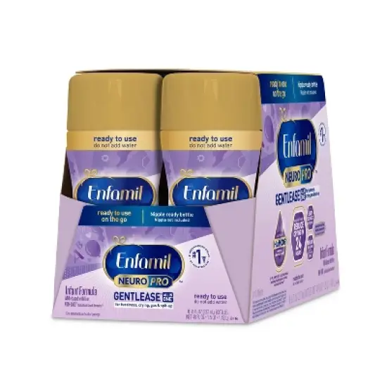 Enfamil Gentlease Ready to Use Bottles - 8 fl oz Each/6ct image {12}