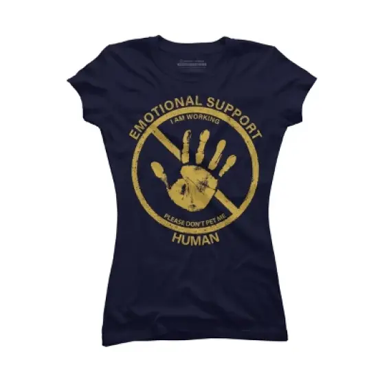 Junior's Design By Humans Service Animal By TenkenNoKaiten T-Shirt image {5}