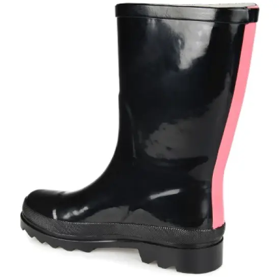 Journee Collection Womens Seattle Block Heel Rain Boots image {6}