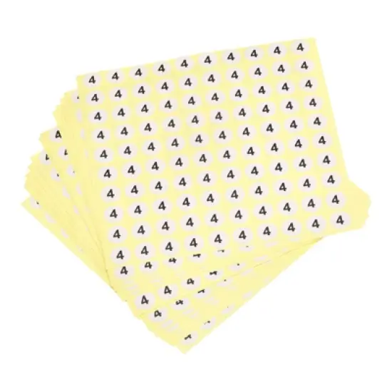 Unique Bargains Office Home Warehouse Self-Adhesive Stickers 30 Sheet image {5}