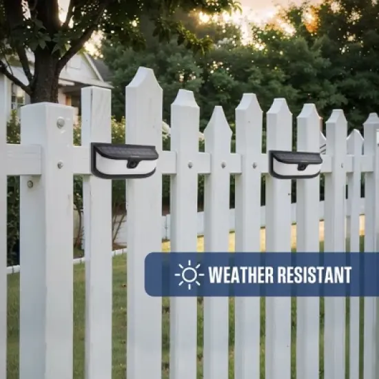 Westinghouse 1200 Lumen Solar LED Motion Activated Color Changing Wall Lights with Remote &ndash; 2-Pack image {3}