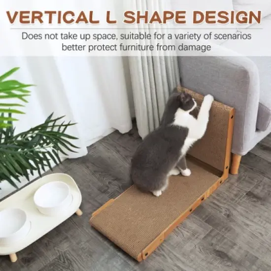 Sandinrayli L Shape Large Cat Scratcher image {4}