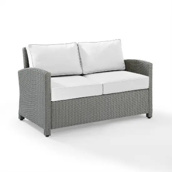 Bradenton Outdoor Wicker Loveseat - Crosley
 image {17}