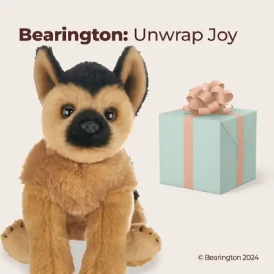 Bearington Lil' Chief The German Shepherd Stuffed Animal, 6.5 Inch Dog Stuffed Animal, For Ages 3-14 image {3}