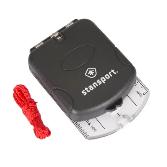 Stansport Multi Function Compass With Mirrored Cover and Declination Scale image {1}